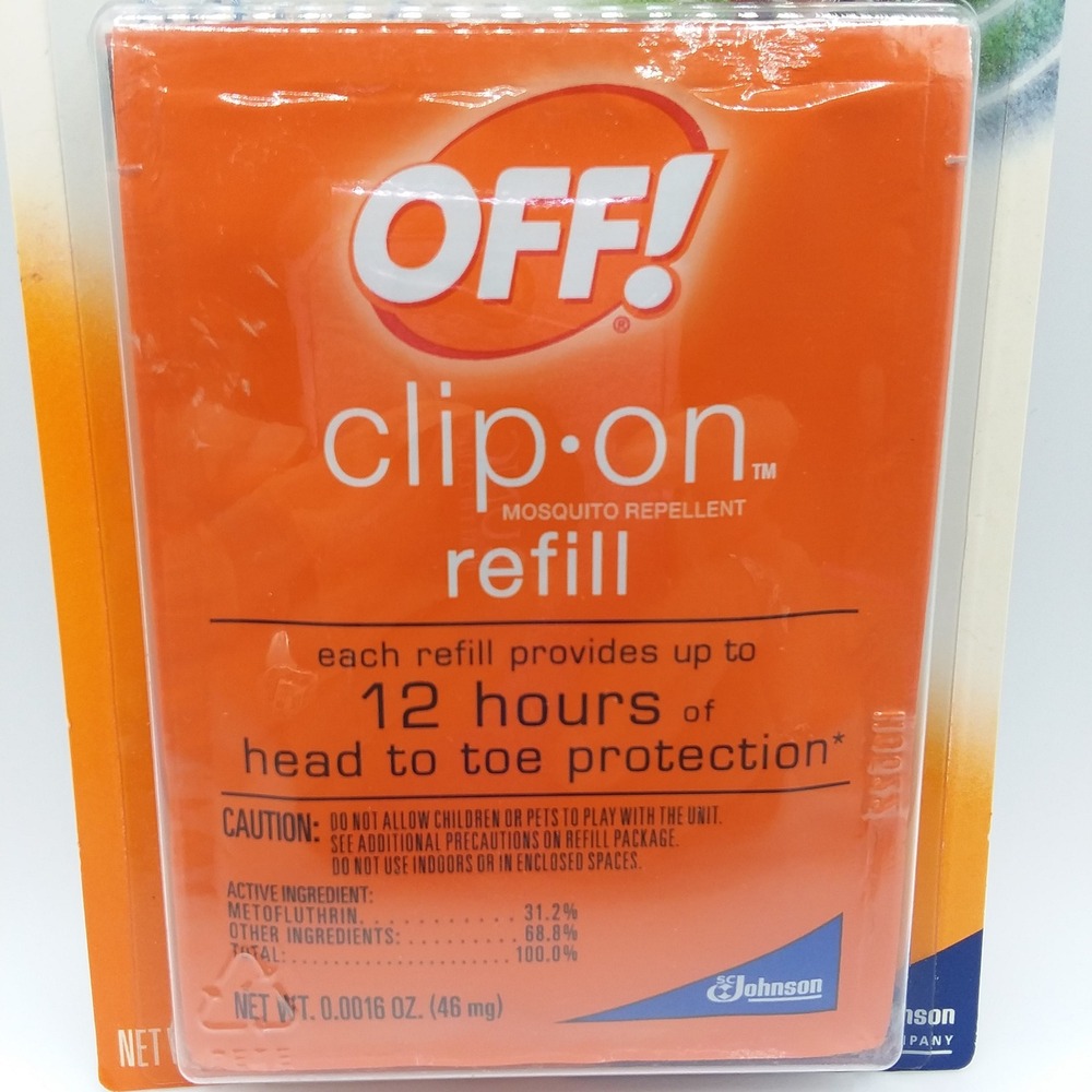 Lot of 2 OFF! Clip-On Mosquito Repellent Refills‎ 2 Packs - 4 Refills Total - Picture 5 of 10